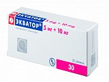 Купить экватор, таблетки 5мг+10мг, 30 шт в Арзамасе