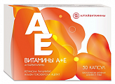 Купить витамин а+е алтайвитамины, капсулы 30шт бад в Арзамасе