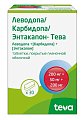 Купить леводопа/карбидопа/энтакапон-тева, таблетки покрытые пленочной оболочкой 200 мг+50 мг+200 мг, 30 шт в Арзамасе