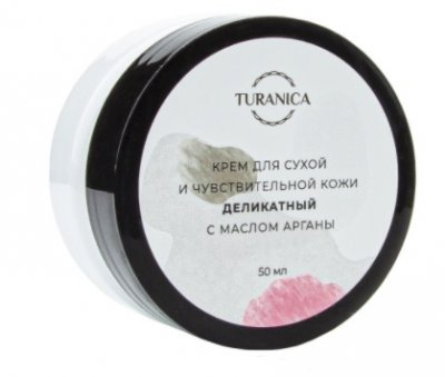 Купить turanica (тураника) крем для сухой и чувствительной кожи деликатный с маслом арганы, 50мл в Арзамасе