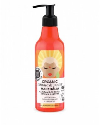 Купить планета органика (planeta organica) hair super food бальзам для волос объем и энергия, 250мл в Арзамасе