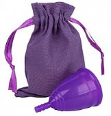 Купить онликап (onlycup) менструальная чаша серия лен размер l, фиолетовая в Арзамасе