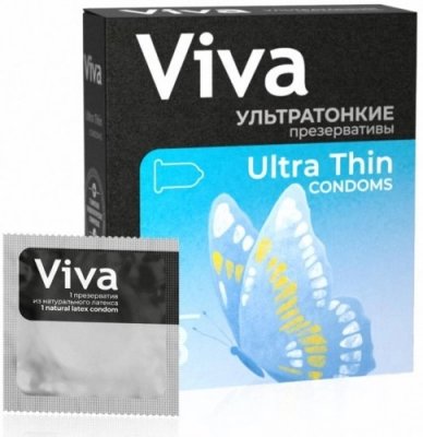 Купить viva (вива) презервативы ультратонкие 3шт в Арзамасе