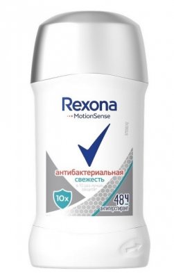 Купить rexona (рексона) антиперспирант-стик антибактериальная свежесть 40мл в Арзамасе