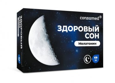 Купить мелатонин здоровый сон консумед (consumed), капсулы 360мг, 30 шт бад в Арзамасе