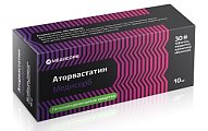 Купить аторвастатин-медисорб, таблетки, покрытые пленочной оболочкой 10мг, 30 шт в Арзамасе