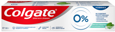 Купить колгейт (colgate) зубная паста мягкое очищение 0% 130г в Арзамасе