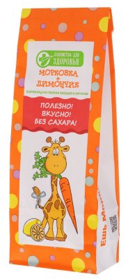 Купить лакомства для здоровья мармелад для детей морковь и лимон, 105г в Арзамасе
