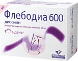 Купить флебодиа 600, таблетки, покрытые пленочной оболочкой 600мг, 60 шт в Арзамасе