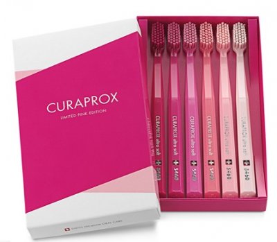 Купить curaprox (курапрокс) набор зубных щеток рink cs5460b розовый, 6 шт в Арзамасе