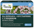 Купить dr vistong (д-р вистонг) комплекс валериана+пустырник с глицином, капсулы 30 шт бад в Арзамасе