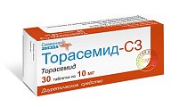 Купить торасемид-сз, таблетки 10мг, 30 шт в Арзамасе