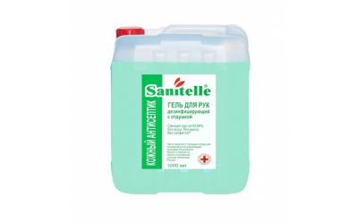 Купить sanitelle (санитель) гель для рук антисептический с экстрактом алоэ и витамином е 5000мл в Арзамасе