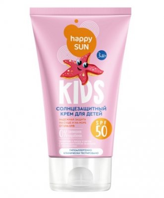Купить фитокосметик happy sun крем для детей солнцезащитный, 150мл spf50+ в Арзамасе