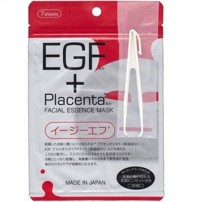 Купить japan gals (джапан галс) маска плацента и egf фактором facial essence, 7 шт в Арзамасе