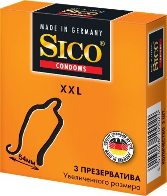Купить sico (сико) презервативы xxl увеличенного размера 3шт в Арзамасе