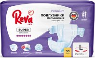 Купить reva care (рева кеа) подгузники для взрослых super размер l 30 шт. в Арзамасе