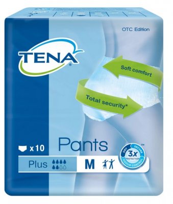 Купить tena (тена) подгузники-трусы, pants plus m, 10 шт в Арзамасе