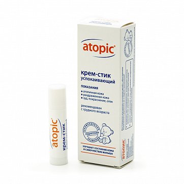 Атопик, крем-стик успокаивающий, 4,9мл