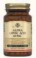 Купить solgar (солгар) альфа-липоевая кислота 60мг, капсулы 500мг 30 шт бад в Арзамасе