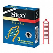 Купить sico (сико) презервативы pearl точечное рифление 3шт в Арзамасе