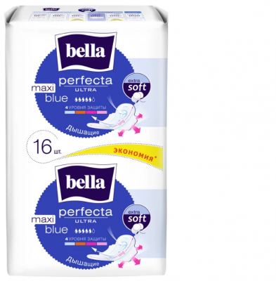 Купить bella (белла) прокладки perfecta ultra maxi blue 16 шт в Арзамасе
