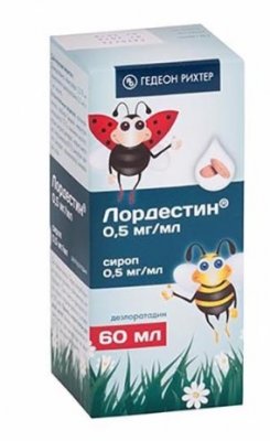 Купить лордестин, сироп 0,5мг/мл 60мл (гедеон рихтер оао, румыния) от аллергии в Арзамасе