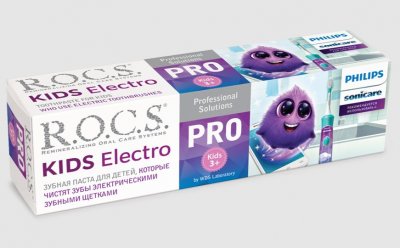 Купить рокс (r.o.c.s) зубная паста pro кидс электро, 45г в Арзамасе