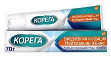 Купить корега крем для фиксации зубных протезов нейтральный вкус, 70г в Арзамасе