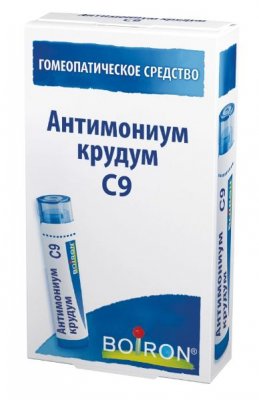 Купить антимониум крудм с9 гомеопатический монокомпонентный препарат минерально-химического происхождения, гранулы 4 г в Арзамасе