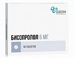 Купить бисопролол, таблетки, покрытые пленочной оболочкой 5мг, 50 шт в Арзамасе