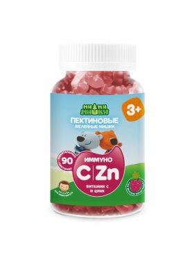 Купить ми-ми-мишки иммуно витамином с и zn для детей 3-14лет, таблетки 90 шт бад в Арзамасе
