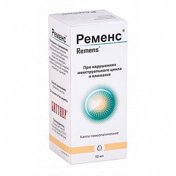 Ременс, капли для приема внутрь гомеопатические, 50мл Ременс, капли для приема внутрь гомеопатические, 50мл