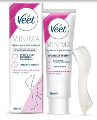 Купить veet minima (вит) крем для депиляции для нормальной кожи, 100мл в Арзамасе