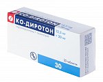 Купить ко-диротон, таблетки 20мг+12,5мг, 30 шт в Арзамасе