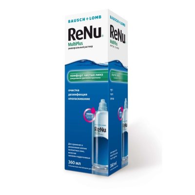 Купить раствор для контактных линз renu multi plus фл 360мл в Арзамасе