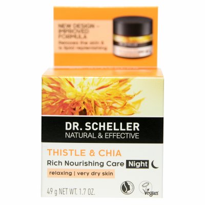 Купить dr. scheller (доктор шеллер) крем для лица особо питательный ночной сафлор и чиа 50мл в Арзамасе