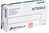 Купить перчатки archdale nitrimax смотровые нитриловые нестерильные неопудренные текстурные размер хl, 50 пар, белые в Арзамасе