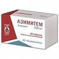 Купить азимитем, таблетки, покрытые пленочной оболочкой 300мг, 60 шт в Арзамасе