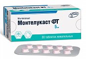Купить монтелукаст фт, таблетки жевательные 5мг, 30 шт в Арзамасе