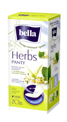 Купить bella (белла) прокладки panty herbes с экстрактом липового цвета 20 шт в Арзамасе