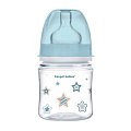 Купить canpol (канпол) бутылочка easystart newborn baby с широким горлышком антиколиковая с рождения, 120 мл, 35/216 голубой в Арзамасе