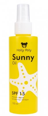 Купить holly polly (холли полли) sunny масло-спрей активатор загара spf 15, 150мл в Арзамасе