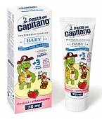 Купить pasta del сapitano (паста дель капитано) зубная паста детская strawberry 3+, 75мл  в Арзамасе