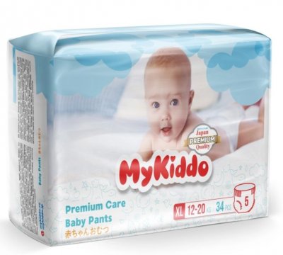 Купить mykiddo premium (майкиддо) подгузники-трусики для детей 12-20кг, 38 шт размер хl в Арзамасе