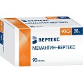 Купить мемантин-вертекс, таблетки, покрытые пленочной оболочкой 20мг, 90 шт в Арзамасе