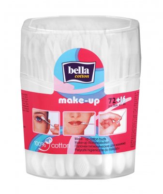 Купить белла коттон (bella cotton) ватные палочки для макияжа make-up 72+16шт в Арзамасе