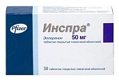 Купить инспра, таблетки, покрытые пленочной оболочкой 50мг, 30 шт в Арзамасе