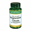 Купить nature's bounty (нэйчес баунти) цитрат магния с витамином в6, таблетки 60 шт бад в Арзамасе