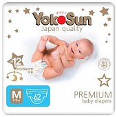 Купить yokosun premium (йокосан) подгузники размер m (5-10кг) 62шт в Арзамасе